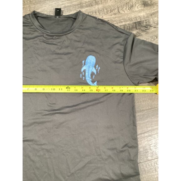 Shein Inspirational Text Logo XS Grey T-Shirt With Whale & Verse Graphic NEW - Picture 6 of 8